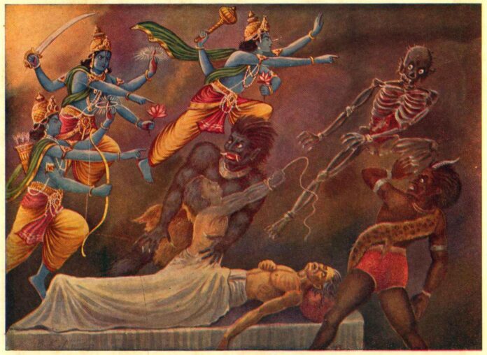 Nam_Mahatya_-_Vishnu_rescues_Azamila