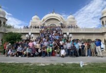 Sri Sri Radha Krishna Temple Service Day in Spanish Fork