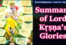 Srimad Bhagavatam | Canto 10 Chapter 90 | Summary of Lord Krishna’s Glories